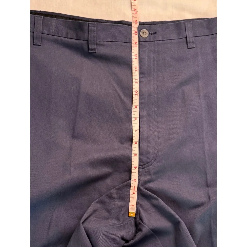 Haggar Big & Tall Cotton Cargo Shorts Mood Indigo Blue 50W NEW